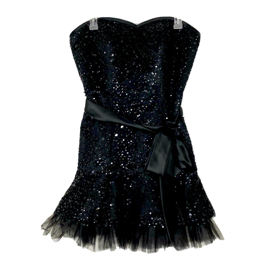 Mori Lee Sequin Fit Flare Sweetheart Dress🖤